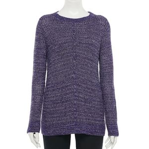 Purple Knit Sweater